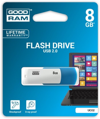 Pendrive GoodRAM 8GB UCO2 MIX USB 2.0 - retail blister