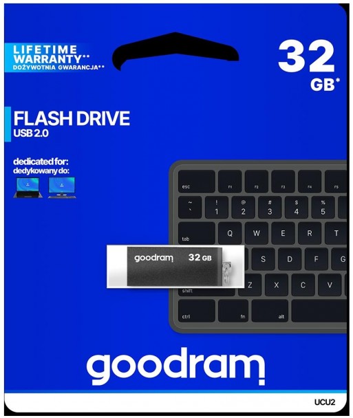 Pendrive GoodRAM 32GB UCU2 USB 2.0 - retail blister