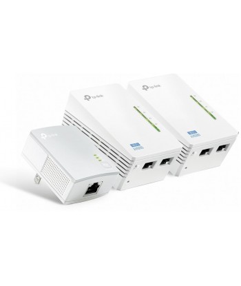 Kit powerline AV600 WiFi 300Mbps 2 Porte LAN (3 Pezzi)
