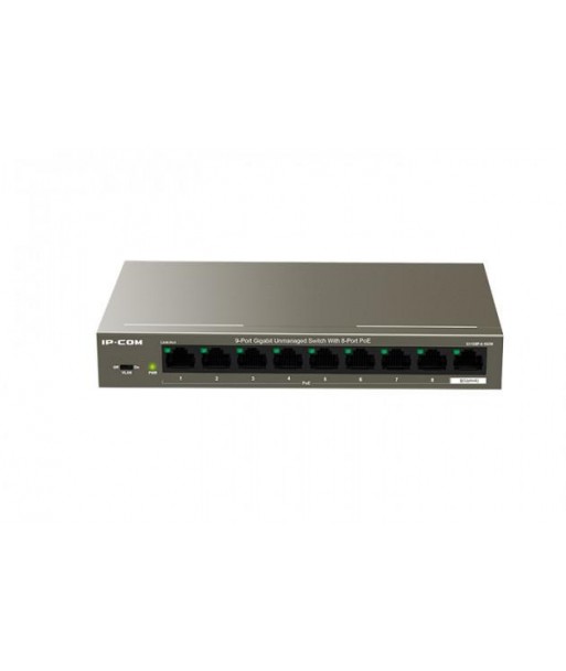 Switch 9 porte Gbit con 8 porte PoE+ IP-COM IC-G1109P-8-102W